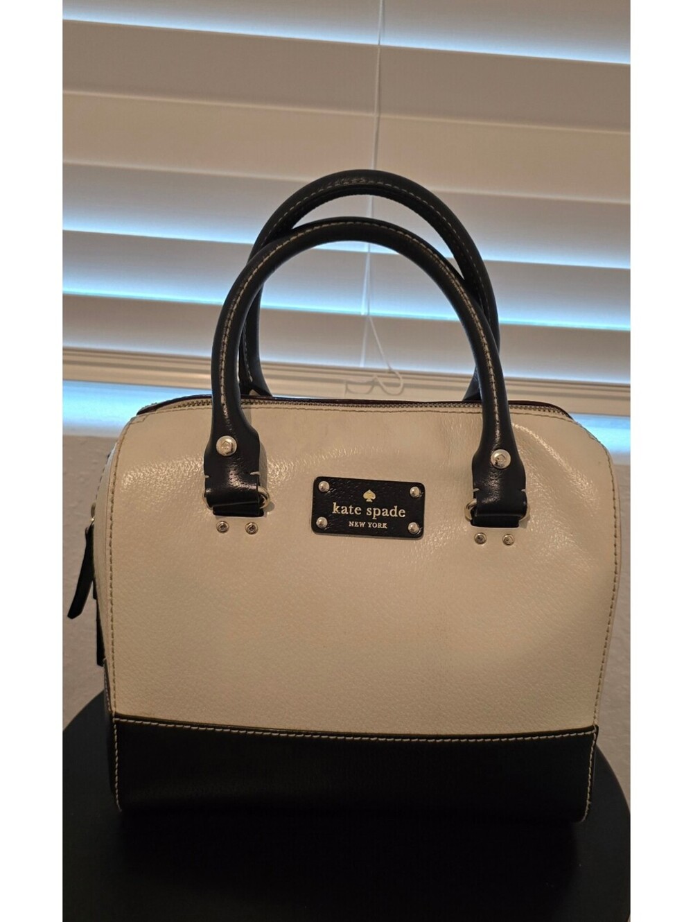 Kate Spade New York Two Tone Satchel Handbag As is
